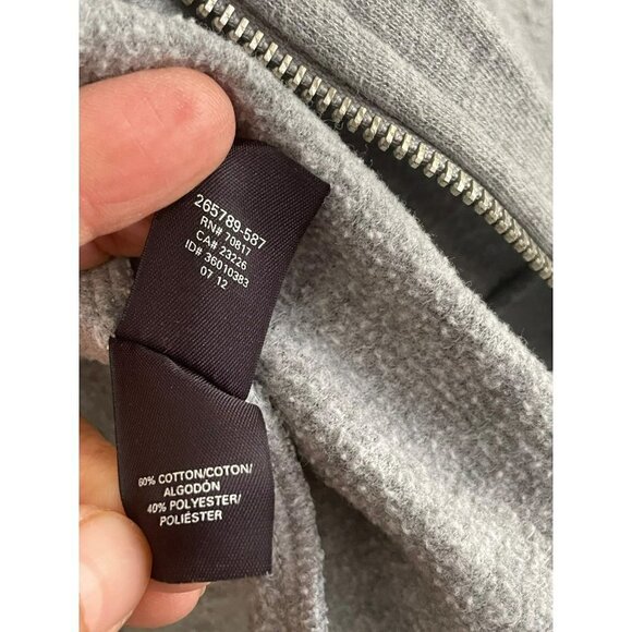 VICTORIA SECRET SUPERMODEL ESSENTIAL WOMENS GRAY ZIPPER HOODIE SIZE L - Picture 8 of 13